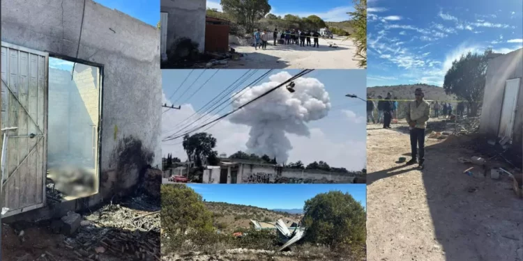 Tres muertos y un herido: Fiscalía investiga explosión mortal en polvorín de San Jerónimo Sosola