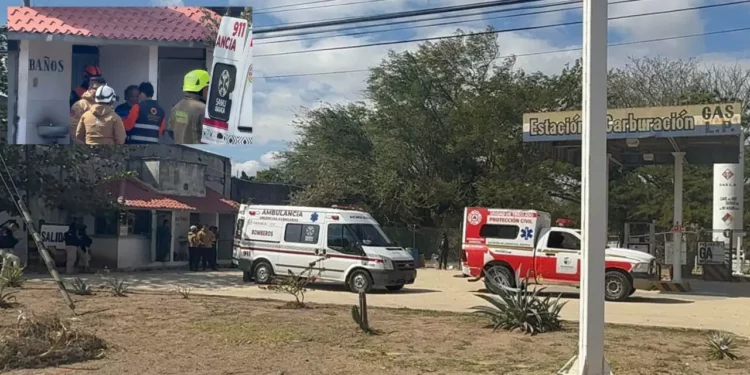 Flamazo en gasera de Juchitán alarma a colonias cercanas; tres trabajadores lesionados