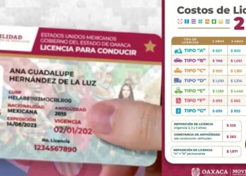 ¿Cuánto te costará conducir en Oaxaca este 2026? Conoce los nuevos precios de las licencias