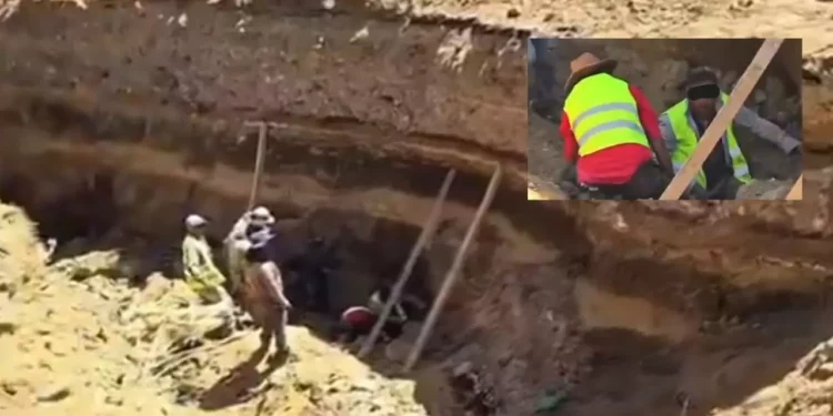 VIDEO | Dramático derrumbe en obra de avenida campiña: trabajador queda semi sepultado