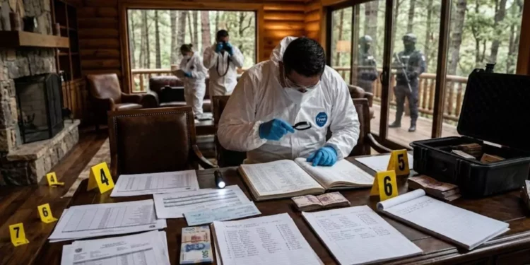 Revelan ‘narconómina’ en escondite de ‘El Mencho’ en Tapalpa