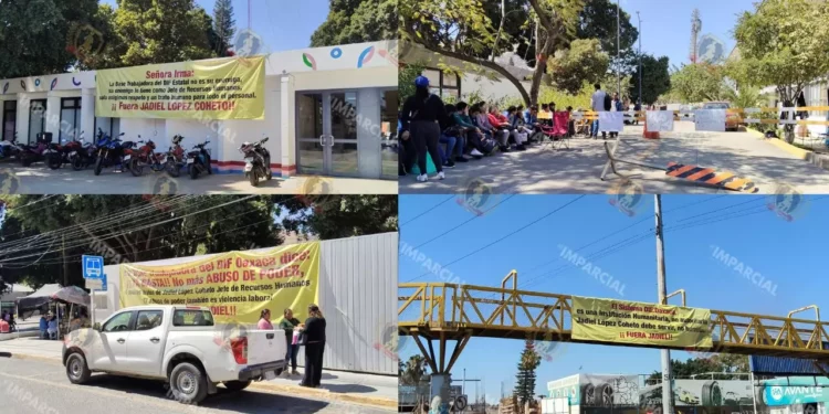 VIDEO | “¡YA BASTA!”: Estalla rebelión en el DIF Oaxaca por violencia laboral