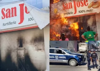 Ráfagas e incendio siembran pánico en el centro de Pinotepa Nacional