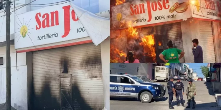 Ráfagas e incendio siembran pánico en el centro de Pinotepa Nacional