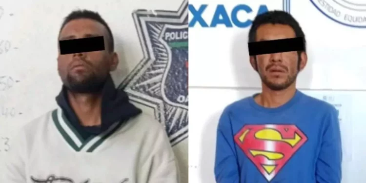 Detenidos en flagrancia: dos hombres acusados de robar casas en Oaxaca y enfrentan prisión
