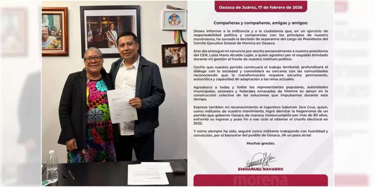 Pierde Jara el control de Morena; va Luisa Cortés al salir Navarro Jara