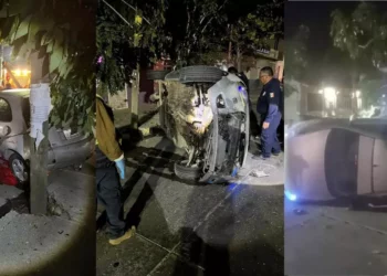 Volcadura en Ciudad Ixtepec expone desigualdad ante la justicia; conductor vinculado a síndico huye tras accidente