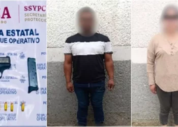 Ambos sujetos, junto con el arma y el vehículo asegurado, fueron trasladados y puestos a disposición de la FGEO.