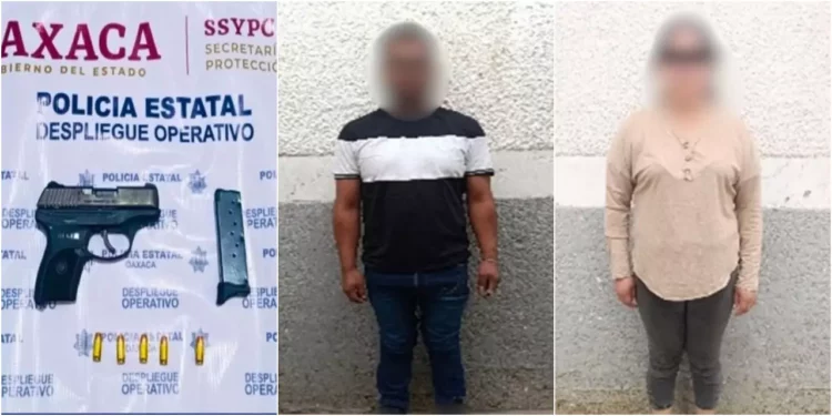 Ambos sujetos, junto con el arma y el vehículo asegurado, fueron trasladados y puestos a disposición de la FGEO.