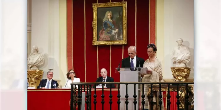 Fotos: cortesía // Alfredo Harp Helú y María Isabel Grañén Porrúa fueron reconocidos en Madrid por su labor en favor del desarrollo cultural y social de Oaxaca.