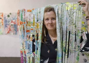 La artista argentino-alemana, Sofía Nordmann, inauguró su “Pensamientos en caída”.