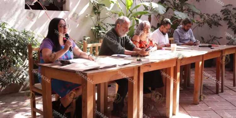 Foto: Lisbeth Mejía // Organizaciones de la Acción Colectiva para los Derechos Humanos de Oaxaca señalaron el saldo negro por ataques a activistas en el actual sexenio.