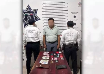 El detenido se identificó como Emiliano D. M., de 37 años de edad.