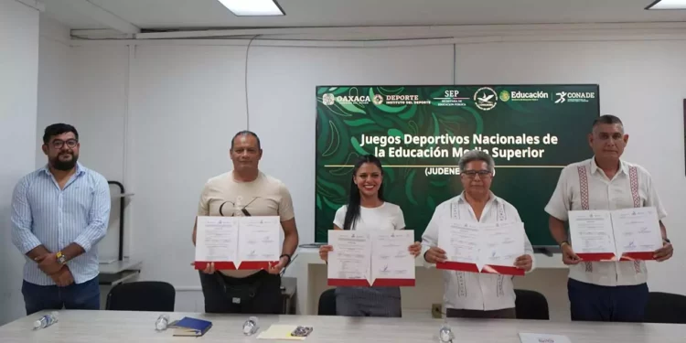 Firman convocatoria de los Juegos de Bachilleres.