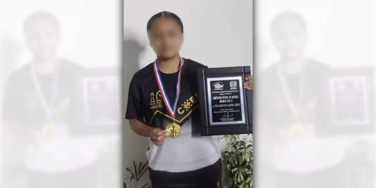 Itzia Miztli Ojeda López se coronó campeona estatal absoluto Sub-14.