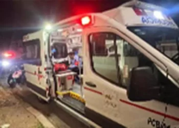 La unidad 125 Z quedó bajo el resguardo de familiares del lesionado.
