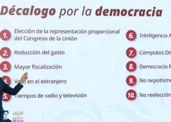 Foto: internet // Presenta Claudia Sheinbaum el ‘Décalogo’ de la Reforma Electoral.