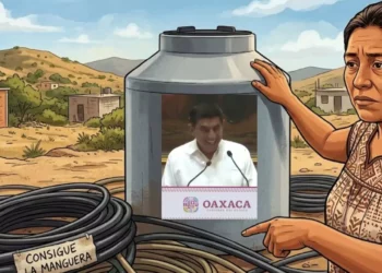 “Aquí está tu tinaco, ahora a buscar la manguera”: La polémica “solución” del agua en Oaxaca