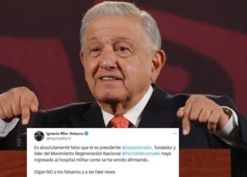 Desmienten hospitalización de AMLO: Ignacio Mier aclara estado de salud del expresidente