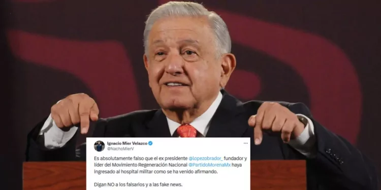 Desmienten hospitalización de AMLO: Ignacio Mier aclara estado de salud del expresidente
