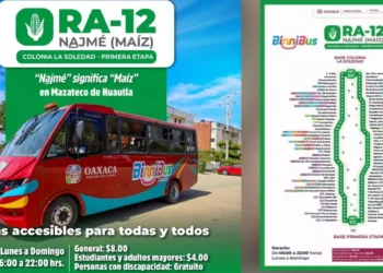 BinniBus amplía servicio en Oaxaca con nueva ruta RA-12 Najmé (Maíz)