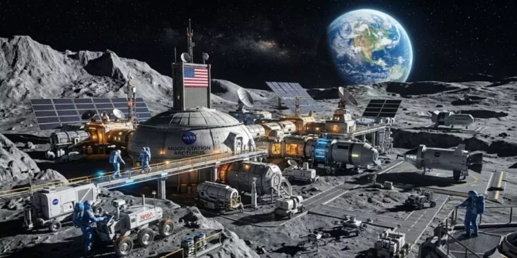 La NASA revela plan maestro para 2028: Base lunar permanente y misiones cada 6 meses
