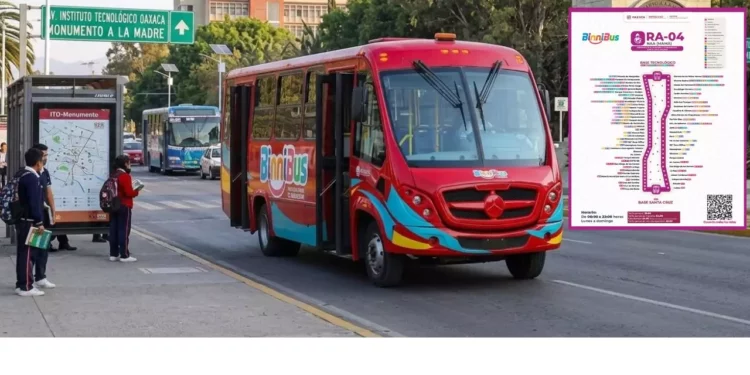 BinniBus estrena la ruta RA-04: Conecta el Monumento a la Madre con Santa Cruz Amilpas