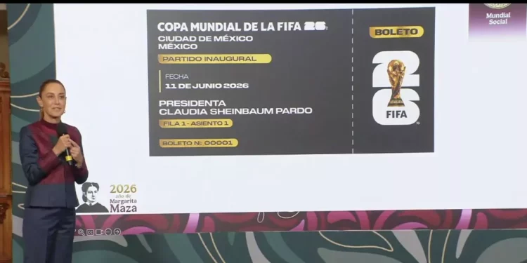 ¿Quieres ir a la inauguración del Mundial 2026? Claudia Sheinbaum regala su boleto: Requisitos y cómo participar