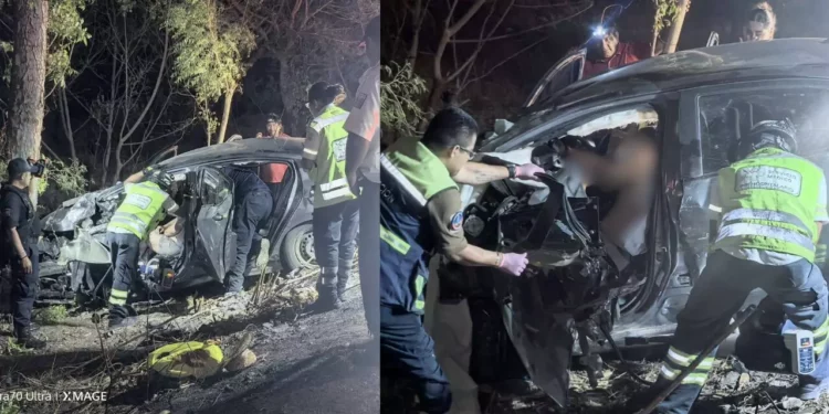 Choque devastador: Enfermeros gravemente heridos tras impactar su vehículo contra un árbol en Ixtepec