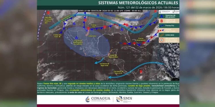 Oaxaca bajo dominio anticiclónico: calor intenso, tolvaneras y alerta por incendios
