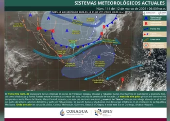 Frente frío 40 traerá lluvias, vientos de hasta 90 km/h y oleaje fuerte en Oaxaca