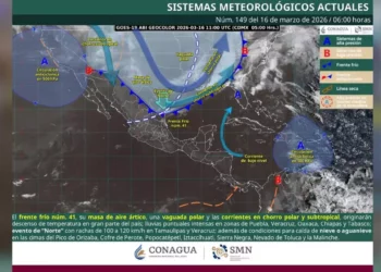 Frente frío 41 sacude Oaxaca: lluvias, vientos de hasta 120 km/h y caída de temperaturas