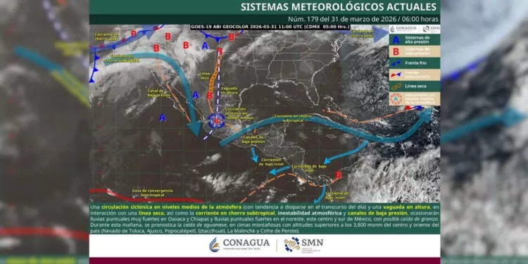 Lluvia, viento y descenso térmico marcan el inicio de la semana en Oaxaca