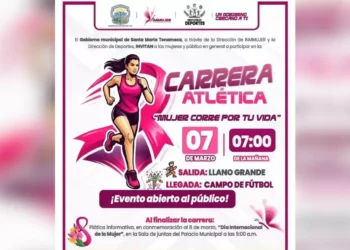 “Mujer, corre por tu vida”: critican al alcalde de Tonameca por lema insensible en carrera del 8M