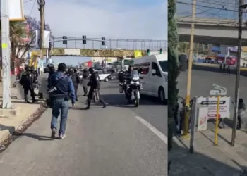 VIDEO | Desalojo con tensión en Oaxaca: Policía libera bloqueos en puntos clave