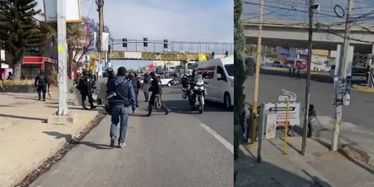 VIDEO | Desalojo con tensión en Oaxaca: Policía libera bloqueos en puntos clave