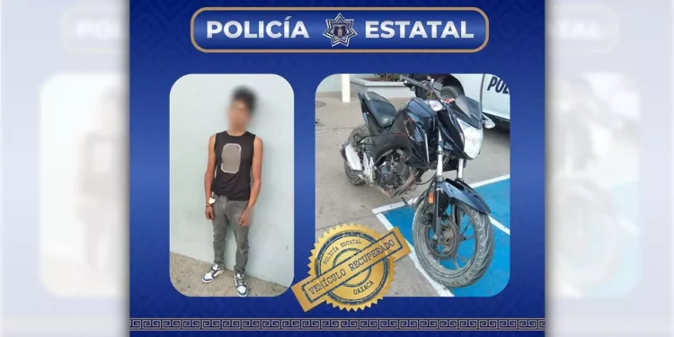 El masculino fue detenido en el lugar y trasladado ante la autoridad competente.