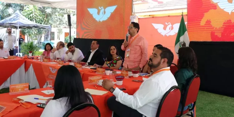 Foto: MC // El partido naranja rechaza el plan B de la reforma política de Claudia Sheinbaum.