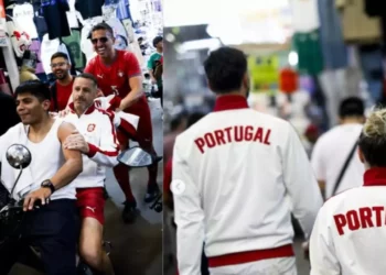VIDEO | ¡Portugal en el barrio bravo! Leyendas lusitanas juegan “cascarita” en el Maracaná de Tepito