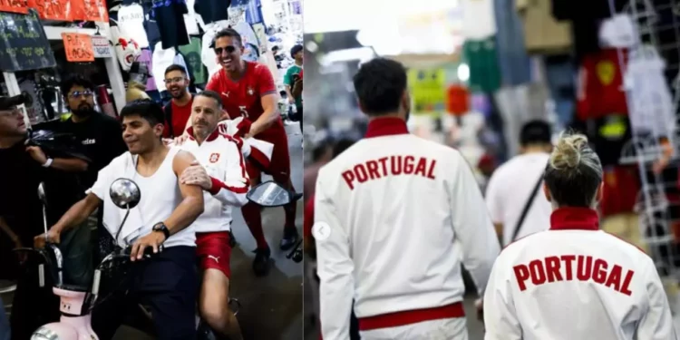 VIDEO | ¡Portugal en el barrio bravo! Leyendas lusitanas juegan “cascarita” en el Maracaná de Tepito
