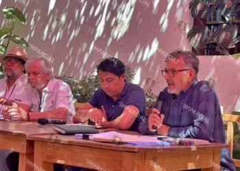 Foto: Lisbeth Mejía // El Observatorio Ciudadano Comunitario del Agua y Medio Ambiente de los Valles Centrales de Oaxaca alerta en torno a irregularidades con la presa Mujer Solteca.