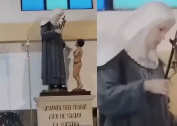 VIDEO | ¿Milagro en Semana Santa? Video de Virgen “parpadeando” se vuelve viral y divide opiniones