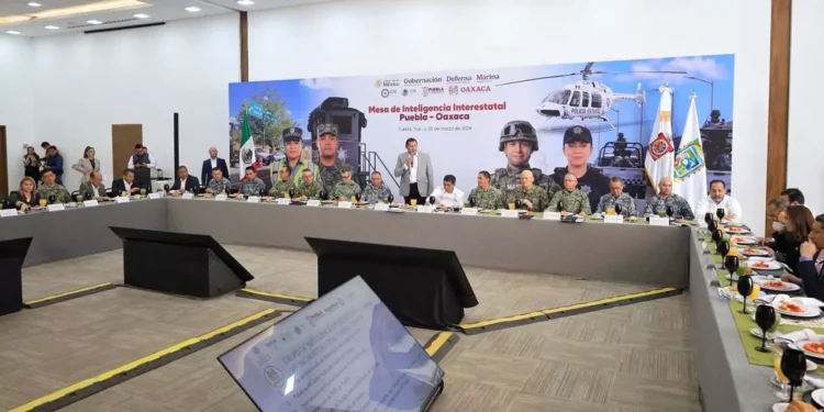 Oaxaca y Puebla fortalecen coordinación en seguridad en zona limítrofe