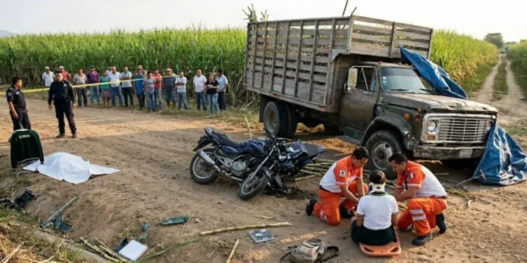 Tragedia en Loma Bonita: muere estudiante del Cobao tras choque con camión cañero