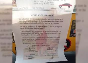 ¡Un aviso que encendió la molestia! Indignación por posible “alza” al transporte en San Juan del Estado
