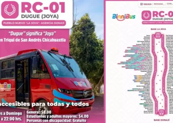Binnibus expande su cobertura: arranca nueva ruta entre Pueblo Nuevo y Donají