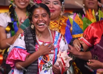 Foto: Archivo El Imparcial // Patricia Casiano Zaragoza, originaria de Huautla de Jiménez, fue electa Diosa Centéotl en 2025.