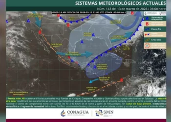 Frente frío 40 provoca lluvias, vientos y oleaje en Oaxaca; autoridades alertan por cambios bruscos del clima