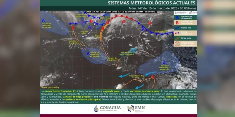 Frente frío 41 traerá lluvias, viento y descenso de temperatura en Oaxaca