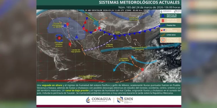 Lluvias aisladas y calor intenso marcarán el clima en Oaxaca este 24 de marzo
